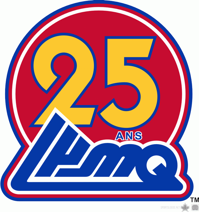 QMJHL LHJMQ 1994 Anniversary Logo iron on transfers for clothing